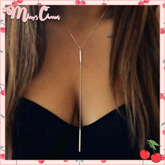 Mary's Cherries Boutique Other - 🍒 LAST Double Bar Lasso Necklace
